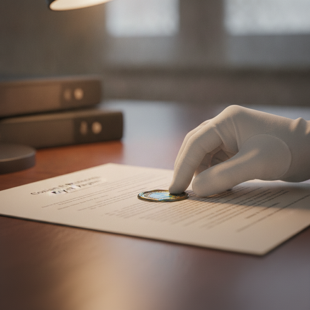 Dossier immobilier ouvert sur une table avec documents annotés au stylo